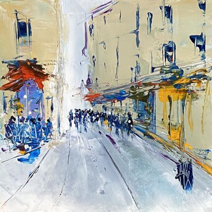 Pintura Bistrot por Raffin Christian | Pintura Figurativo Aceite Iconos pop, Urbano