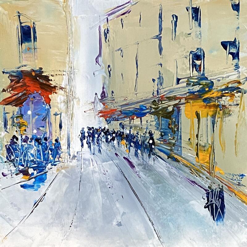 Pintura Bistrot por Raffin Christian | Pintura Figurativo Urbano Aceite