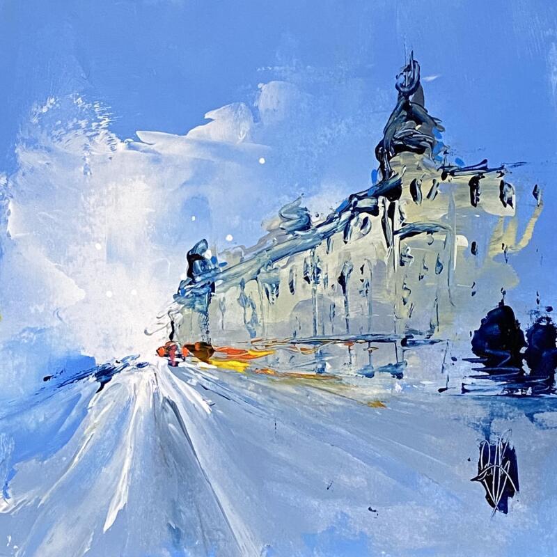 Pintura Le Negresco por Raffin Christian | Pintura Figurativo Urbano Aceite