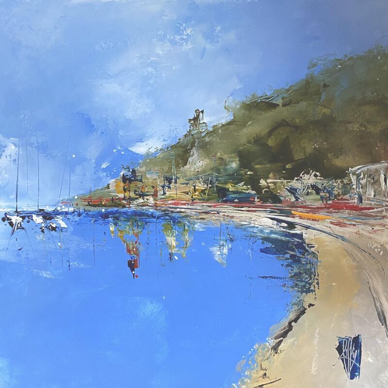 Painting Reflets d'ailleurs by Raffin Christian | Painting Figurative Landscapes Oil