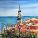 Painting Menton doré  by Hoffmann Elisabeth | Painting Figurative Urban Watercolor