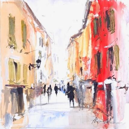 Gemälde shopping by nice von Poumelin Richard | Gemälde Figurativ Öl Landschaften