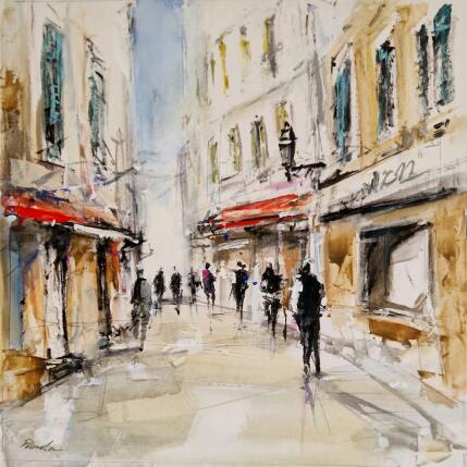 Painting dans le vieux nice by Poumelin Richard | Painting Figurative Acrylic, Oil Landscapes