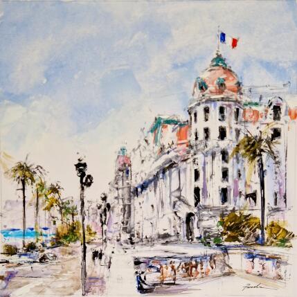 Painting une suite au negresco by Poumelin Richard | Painting Figurative Oil Landscapes