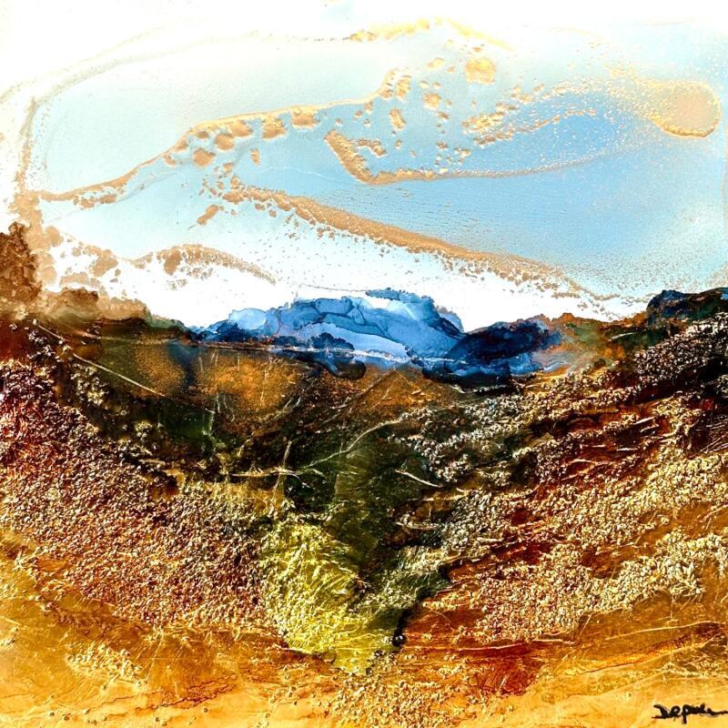 Pintura Bronze Age 2613 por Depaire Silvia | Pintura Abstracto Paisajes Marine Acrílico