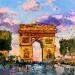 Peinture Arc Éternel par Xanlar | Tableau Impressionnisme Paysages Urbain Architecture Huile