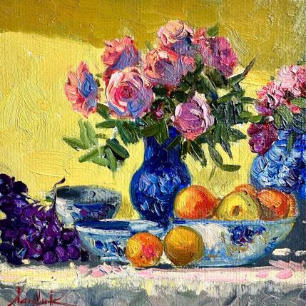 Peinture Vibrant Contrast  par Xanlar | Tableau Impressionnisme Huile Nature, Natures mortes, Scènes de vie