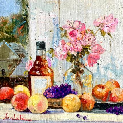 Peinture Summer Reverie  par Xanlar | Tableau Impressionnisme Huile Nature, Natures mortes, Scènes de vie