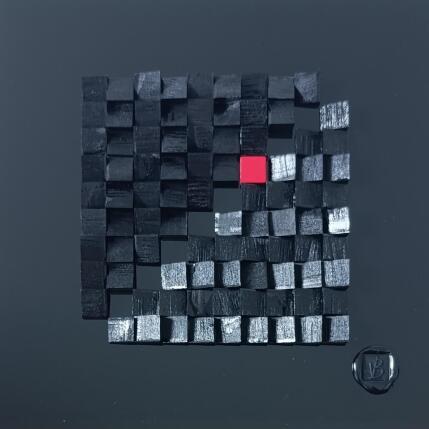 Gemälde San Sebastien von Bauquel Véronique | Gemälde Abstrakt Collage Minimalistisch