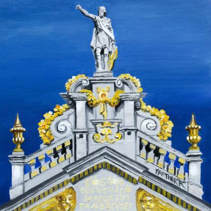 Painting Guildhalls by Rodriguez Rio Martin | Painting Figurative Oil Urban