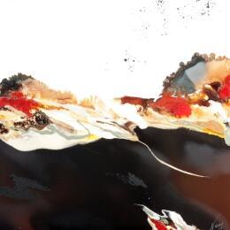 Painting C 3845 by Naen | Painting Abstract Acrylic, Ink