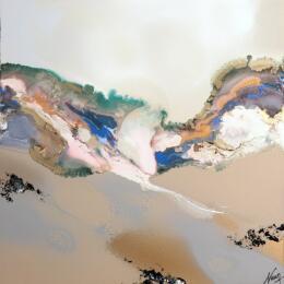 Painting C 3919 by Naen | Painting Abstract Acrylic, Ink