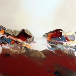 Painting C 3924 by Naen | Painting Abstract Acrylic, Ink