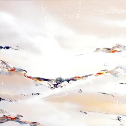 Painting 966 by Naen | Painting Abstract Acrylic, Ink