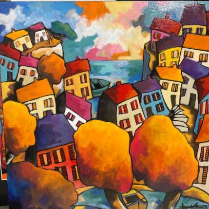 Peinture Lumière par Fauve | Tableau Figuratif Acrylique Paysages