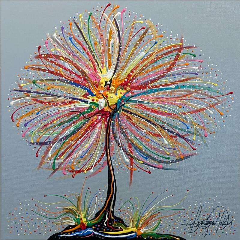 Peinture Passion sous l'arbre par Fonteyne David | Tableau Figuratif Acrylique