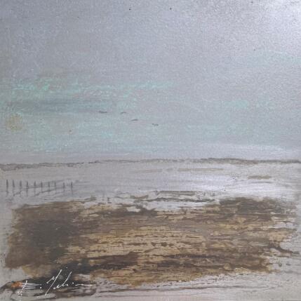 Painting Salins à Sète by Mahieu Bertrand | Painting Figurative Metal Landscapes, Pop icons