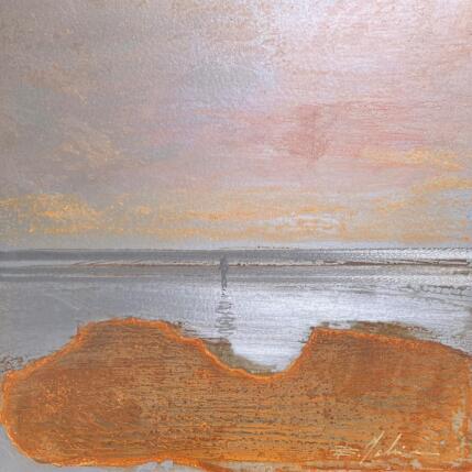 Painting Coucher de soleil 1 by Mahieu Bertrand | Painting Figurative Metal Landscapes, Pop icons