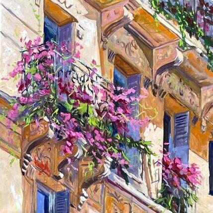 Peinture Chez Isabelle par Brooksby | Tableau Figuratif Huile