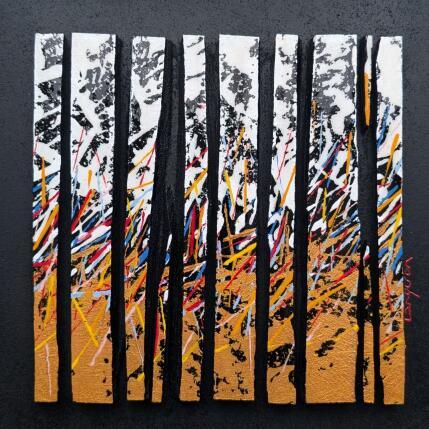 Painting Bc10 impression or blanc multi by Langeron Luc | Painting Subject matter Acrylic, Resin, Wood