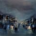Painting Presque la nuit by Héraud Alain | Painting Figurative Marine Oil