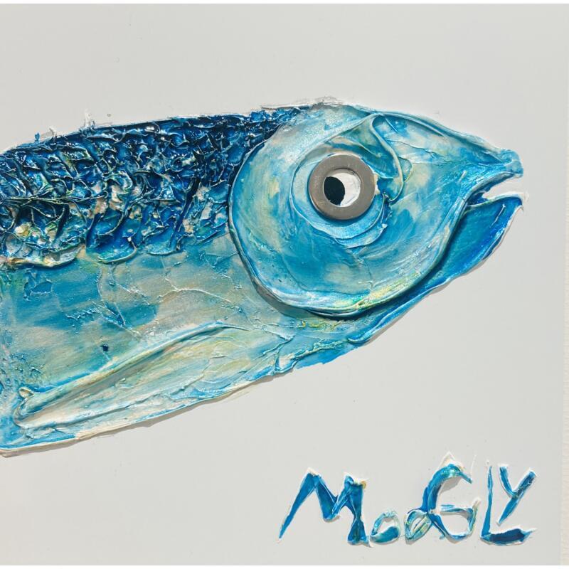 Painting ALAFFUTUS by Moogly | Painting Raw art Animals Acrylic Resin Pigments