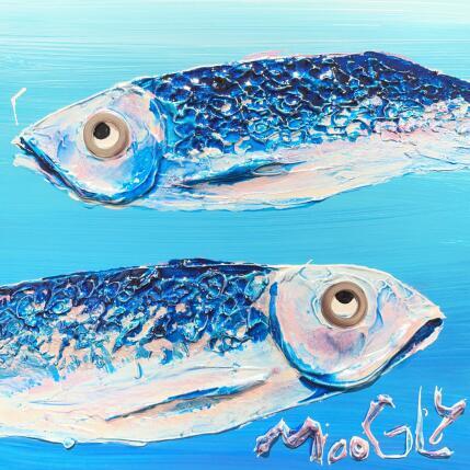 Painting CONVOITUS by Moogly | Painting Raw art Acrylic, Pigments, Resin Animals