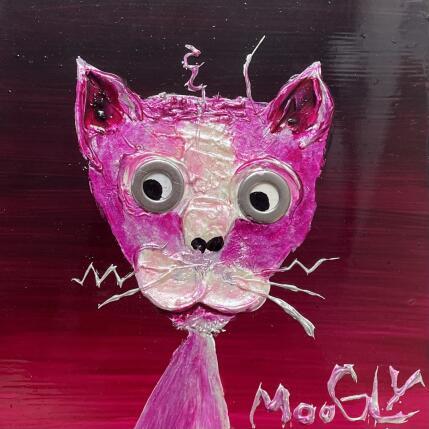 Peinture MORDICUS par Moogly | Tableau Art Singulier Acrylique, Pigments, Résine Animaux