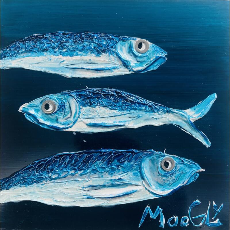 Painting INDIVIDUALISTUS by Moogly | Painting Raw art Animals Acrylic Resin Pigments