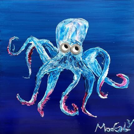 Painting OBJECTIFUS by Moogly | Painting Raw art Acrylic, Pigments, Resin Animals