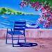 Painting Ombre rose by Chassagnette Béatrice | Painting Figurative Landscapes Oil