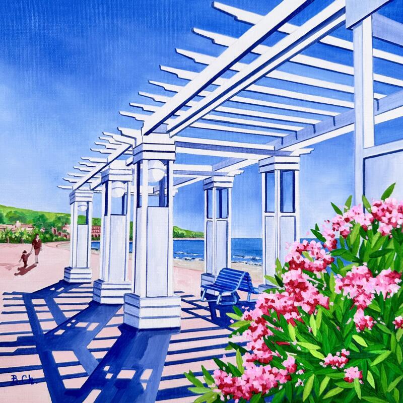 Peinture Azur radieux par Chassagnette Béatrice | Tableau Figuratif Paysages Huile