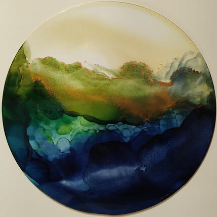 Painting Colibri 2728 by Depaire Silvia | Painting Abstract Acrylic