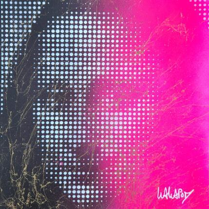 Painting Joconde noir rose by Wawapod | Painting Pop-art Acrylic, Posca Pop icons