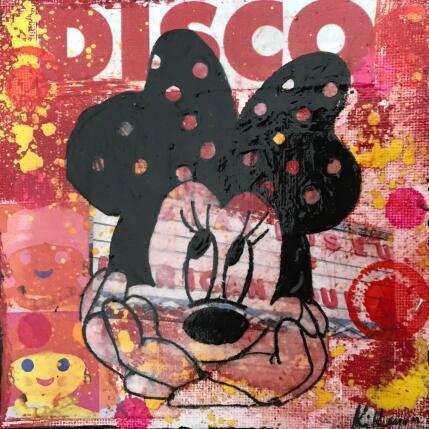 Peinture Minnie par Kikayou | Tableau Pop-art Acrylique, Collage, Graffiti Icones Pop