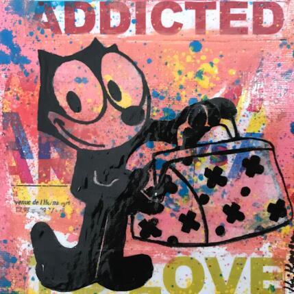 Peinture Felix par Kikayou | Tableau Pop-art Acrylique, Collage, Graffiti Icones Pop