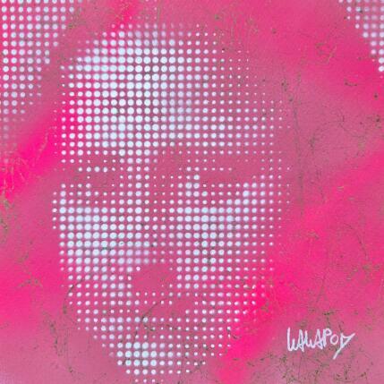 Painting Joconde rose by Wawapod | Painting Pop-art Acrylic, Posca Pop icons