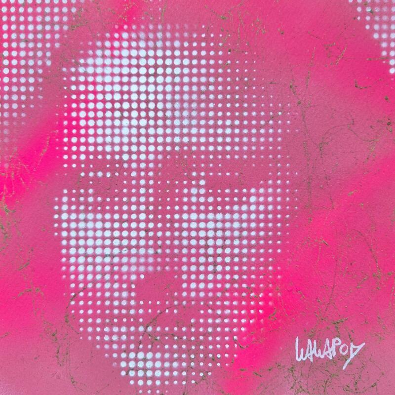 Painting Joconde rose by Wawapod | Painting Pop-art Pop icons Acrylic Posca