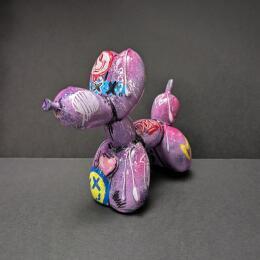 Sculpture Chien ballon 3 par Sufyr | Sculpture Pop-art Graffiti, Posca Animaux