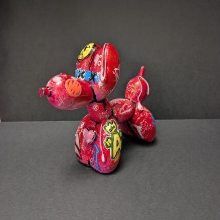Sculpture Chien ballon 6 par Sufyr | Sculpture Pop-art Graffiti, Posca