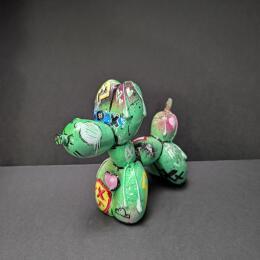 Sculpture Chien ballon 5 par Sufyr | Sculpture Pop-art Graffiti, Posca Animaux