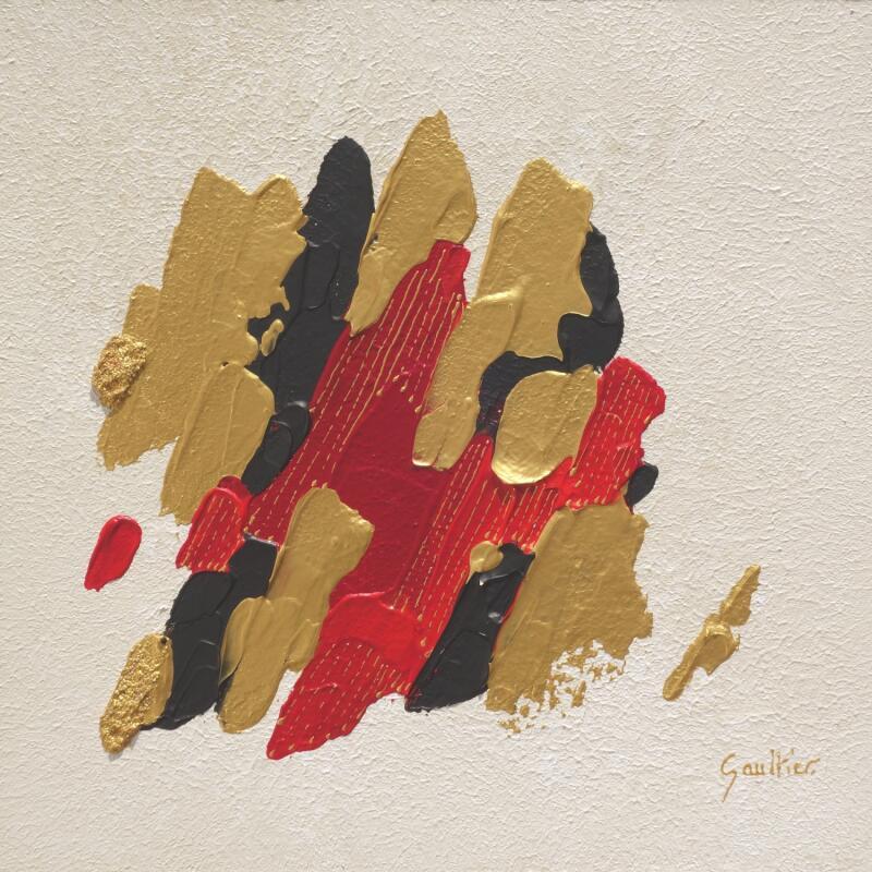 Gemälde Just for you 2 von Gaultier Dominique | Gemälde Materialismus Minimalistisch Holz Acryl