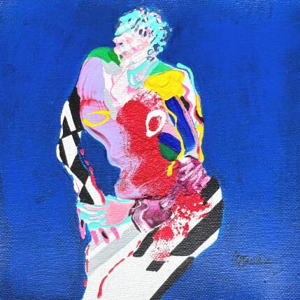 Gemälde Si chaud, si dense von Cressanne | Gemälde Figurativ Acryl, Sand Akt