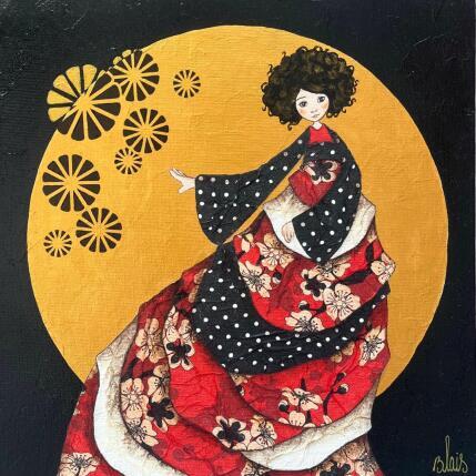 Pintura Yuma por Blais Delphine | Pintura Arte naïf Acrílico, Collage