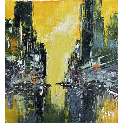 Pintura Bright sky por Dessein Pierre | Pintura Figurativo Aceite