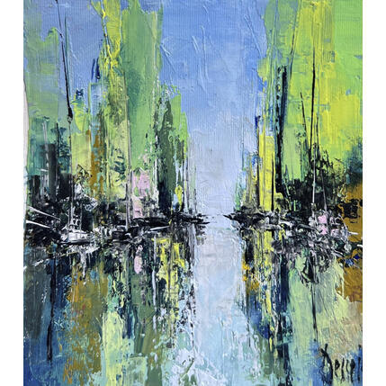 Pintura Matin au bord de l'eau por Dessein Pierre | Pintura Figurativo Aceite