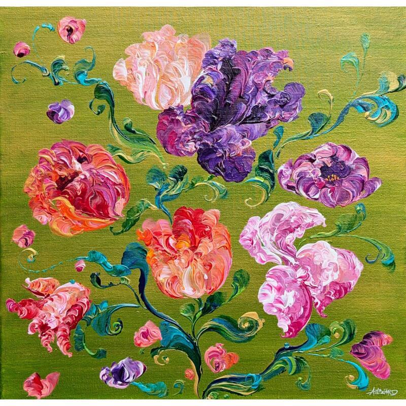 Painting Envolée de tulipes by Amblard Florence | Painting