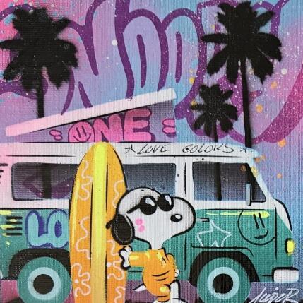 Painting Snoopy van by Lemoine Mael | Painting Pop-art Acrylic, Graffiti Pop icons