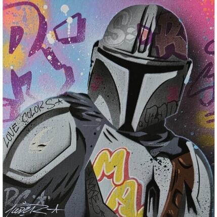Painting Mando by Lemoine Mael | Painting Pop-art Acrylic, Graffiti Pop icons