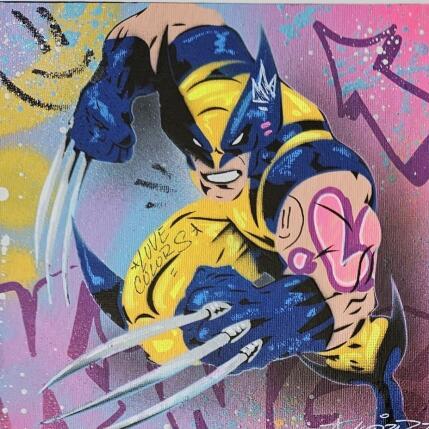 Painting Wolverine by Lemoine Mael | Painting Pop-art Acrylic, Graffiti Pop icons